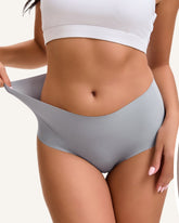 Women's High Waisted Seamless No Show Briefs (4-Pack)