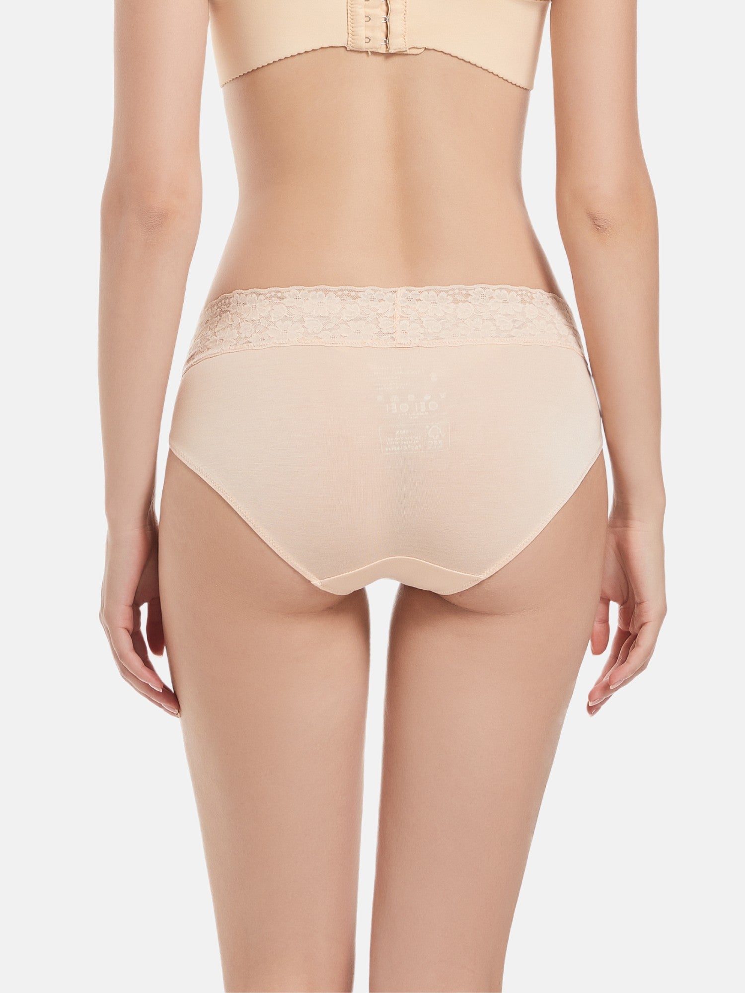 Women's Lace Low-Rise Bamboo Rayon Hipster (3-Pack)