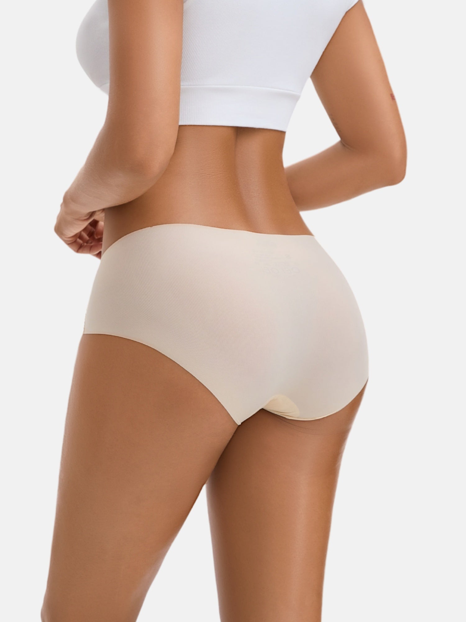 Women’s Seamless No Show Briefs (3-Pack)