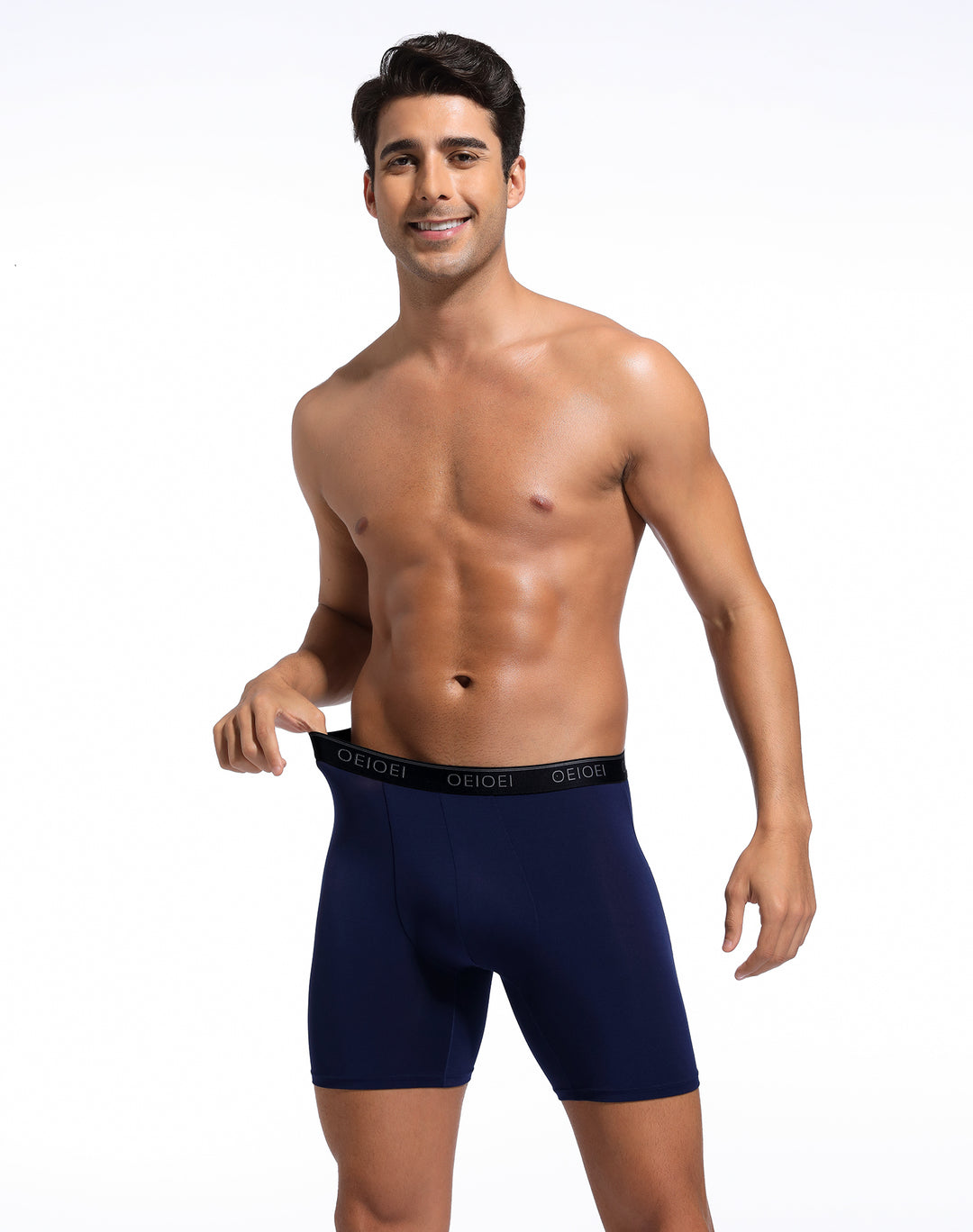 Men's Boxer Briefs Ultra Soft Modal Moisture-Wicking Underwear (3 Pack)