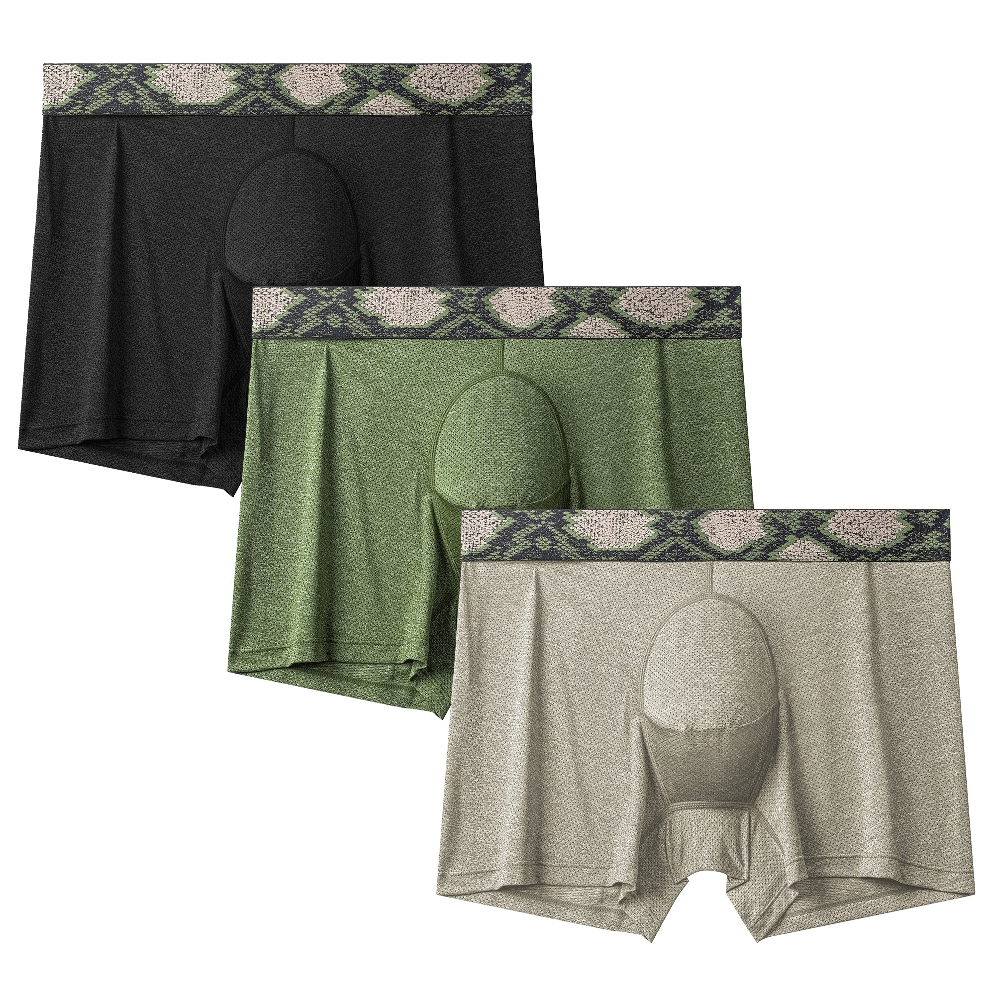 Men's Underwear Mesh Quick Dry Mens Trunk Underwear (3 Pack)