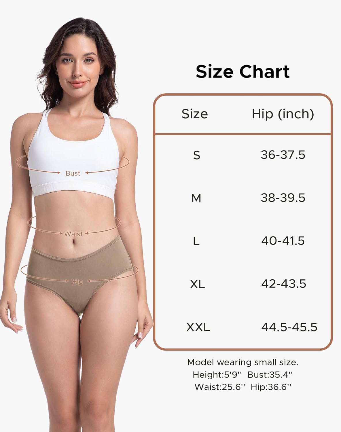 Women's Breathable Full Coverage Soft Stretch Panties (4-Pack)